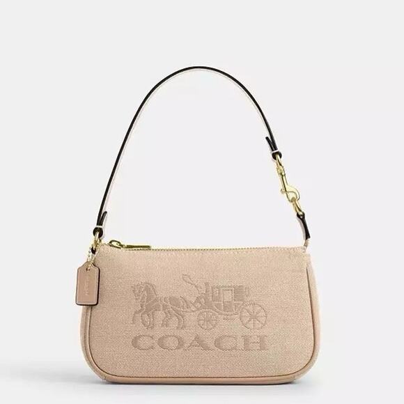 NWT Coach Nolita 19 With Horse And Carriage Im/Dark Natural Multi CAQ18 - Picture 6 of 11